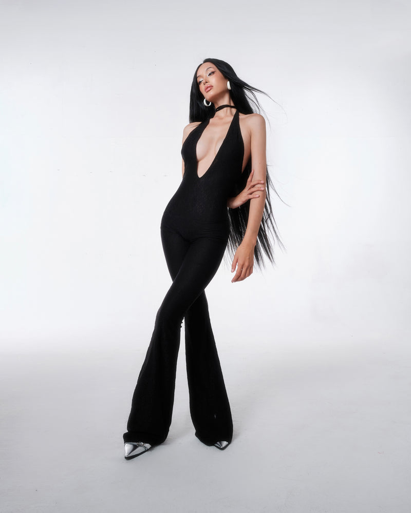 bb-plunge-neck-lace-jumpsuit tatichu astoud