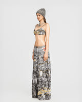 MAP STREET PRINTED BRA