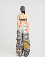 MAP STREET PRINTED BRA