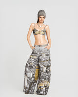 MAP STREET PRINTED BRA