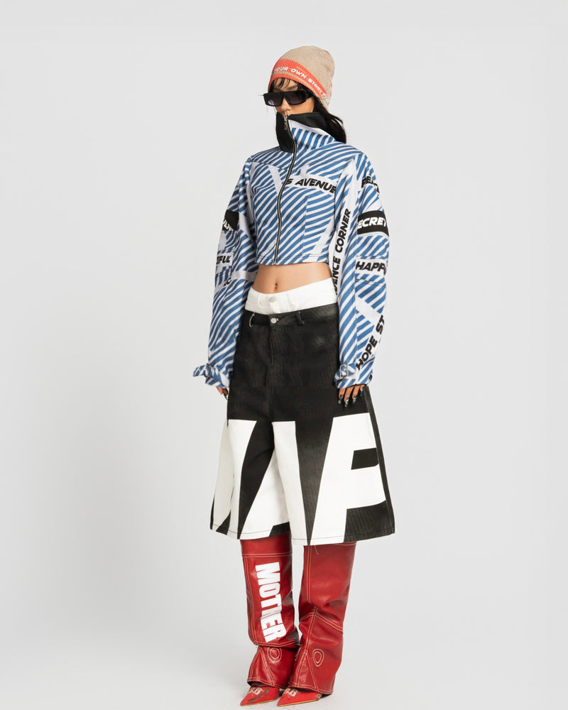 MAP DOUBLE WAIST JORT PANTS