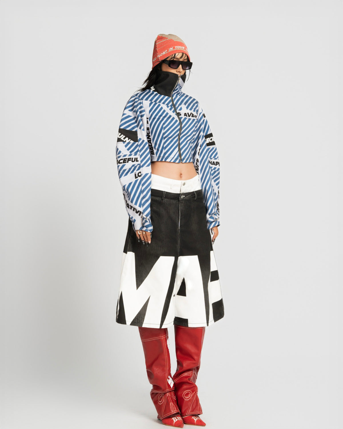 MAP DOUBLE WAIST JORT PANTS