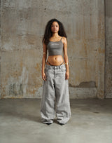 Twf6 - "Fnosverse" Cami Top Wash - Olive