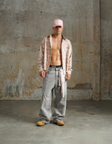 SH7 - "FNOS" FLANNEL CHECKED SHIRT - PINK