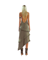 puzzle-halter-neck-pleated-trim-dress tatichu astoud