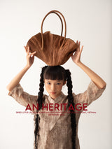brown-dried-lotus-leaves-leather-bag an heritage astoud