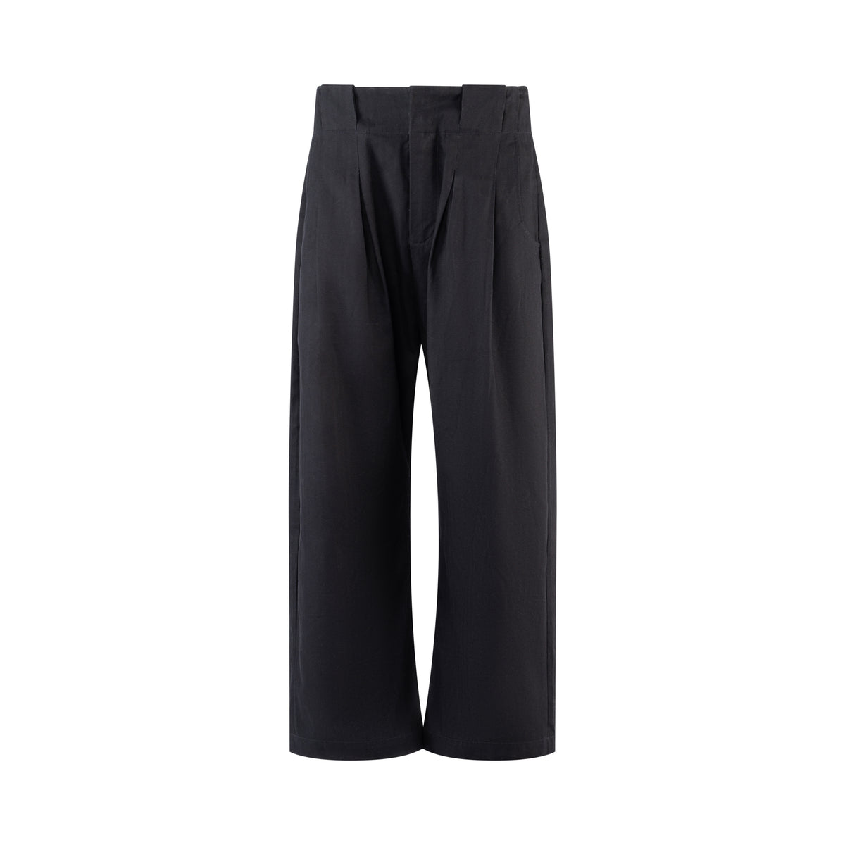 black-herringbone-loose-baggy-pants saomai homme astoud