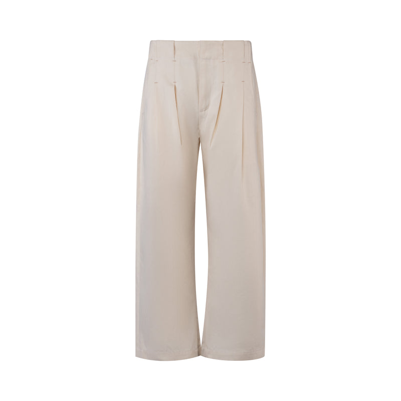 cream-herringbone-loose-baggy-pants saomai homme astoud
