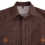 brown-cement-tiles-type-ii-raw-denim-jacket saomai homme astoud