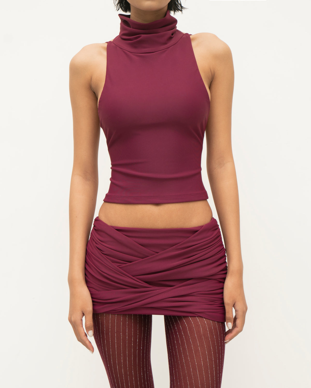 woven-tension-skirt-wine-red-dalya astoud