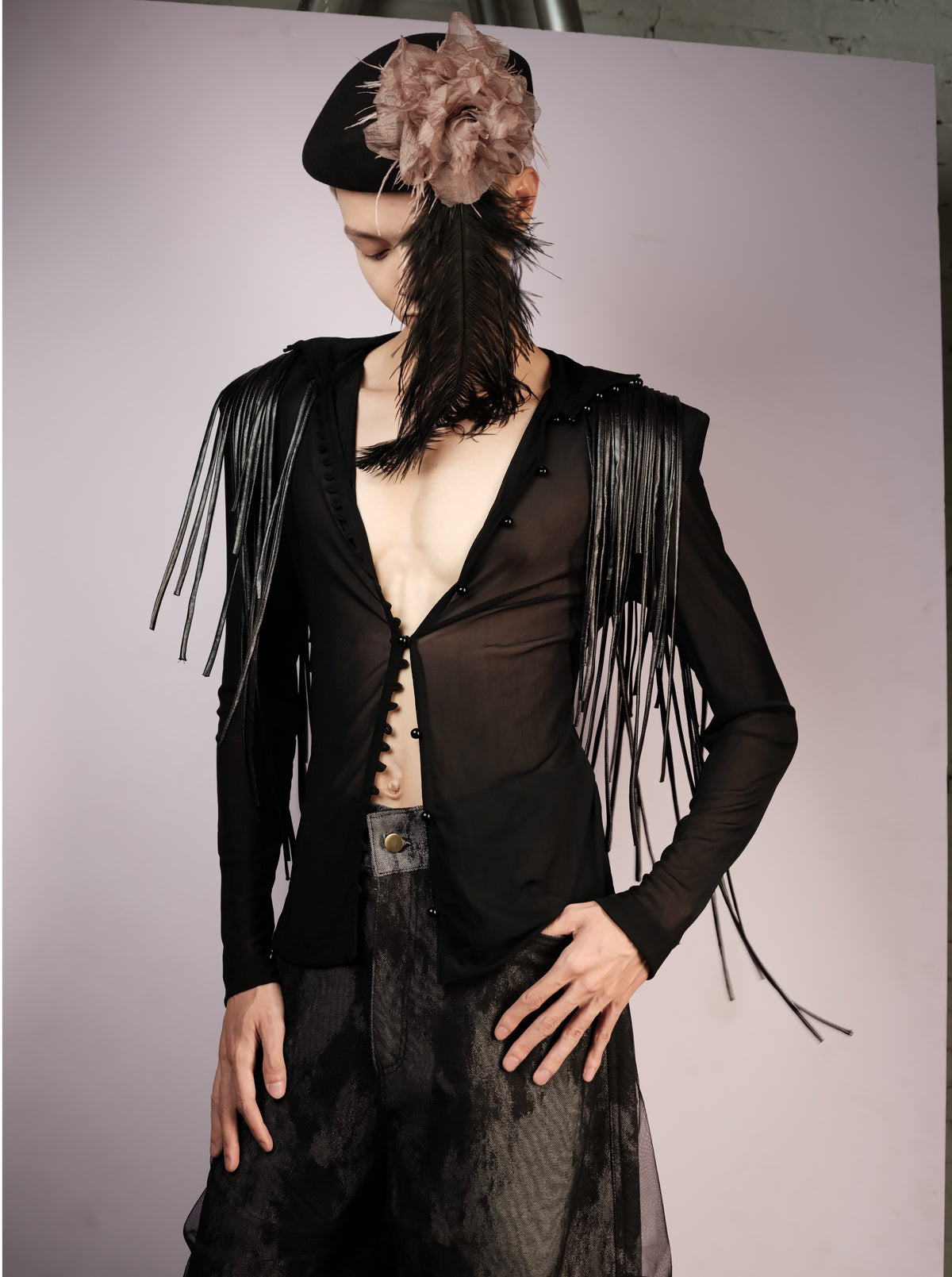 black-tho-lo-sheer-shirt an heritage astoud