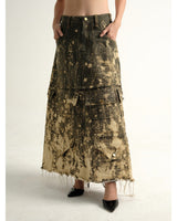 lam-lu-cargo-jean-skirt an heritage astoud