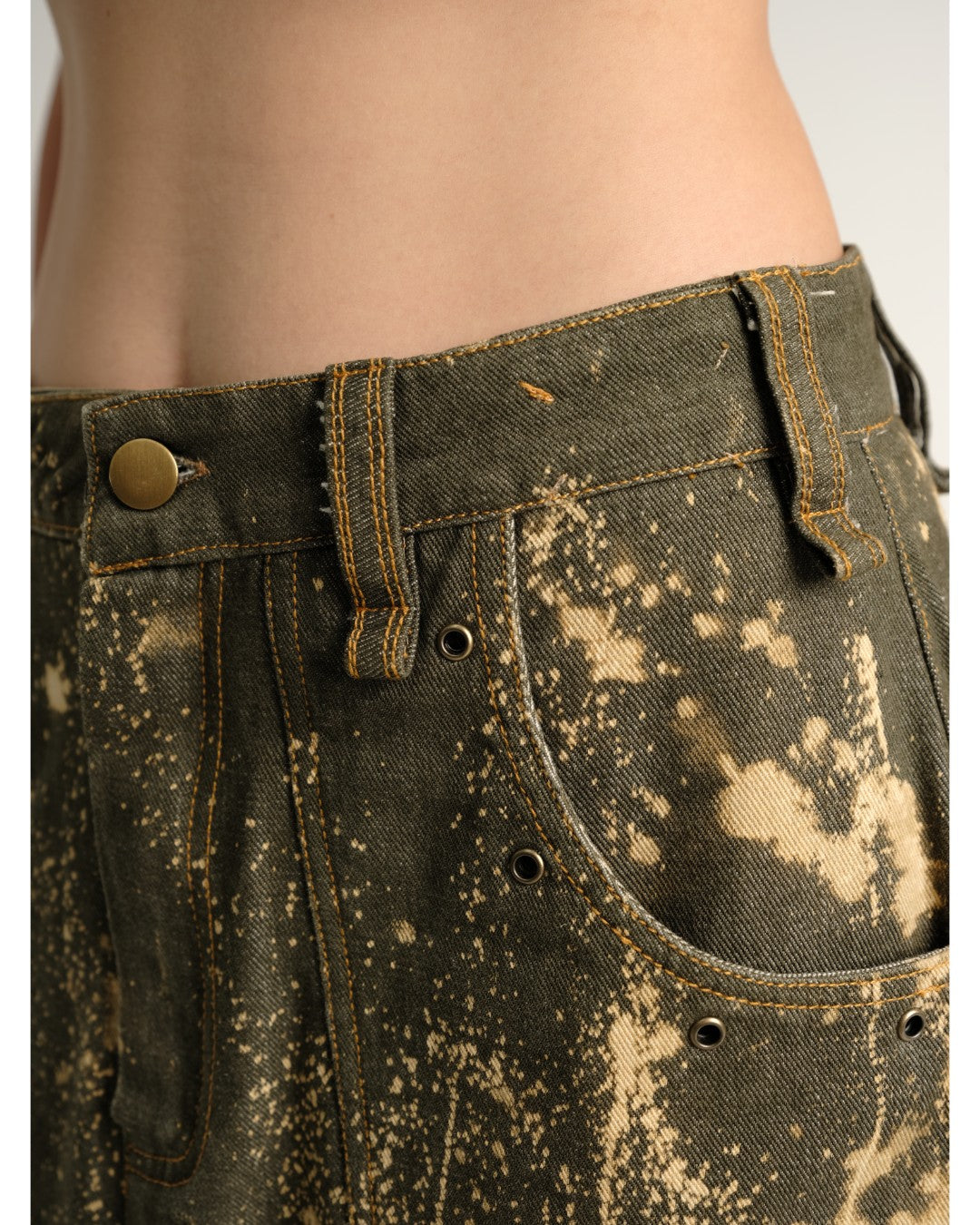 lam-lu-cargo-jean-skirt an heritage astoud