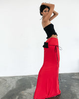 Long Red Dream Skirt