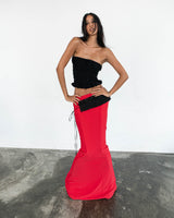 Long Red Dream Skirt