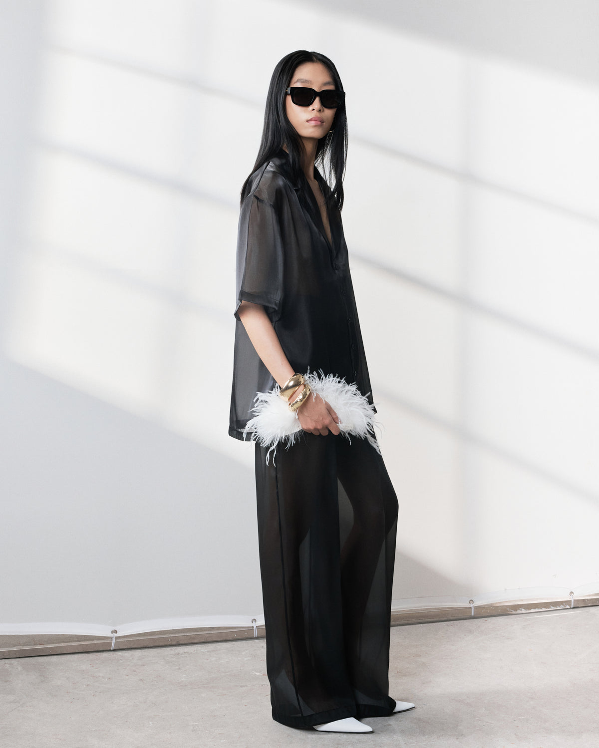 s25-womens-black-silk-organza-pants fortythree astoud