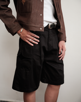 black-3d-cement-tiles-cargo-short saomai homme astoud
