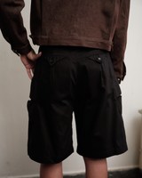 black-3d-cement-tiles-cargo-short saomai homme astoud
