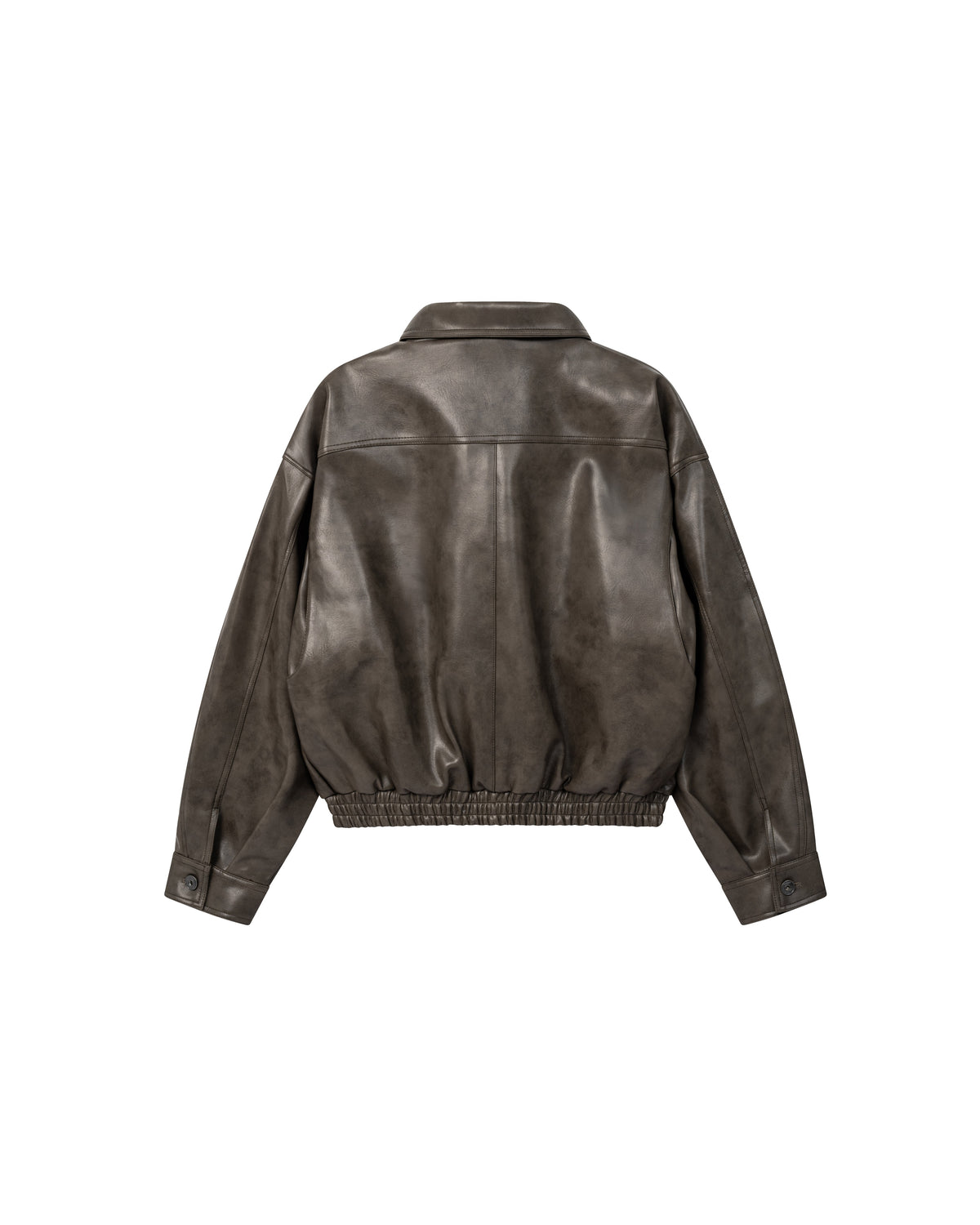 Gray Yankee Leather Jacket
