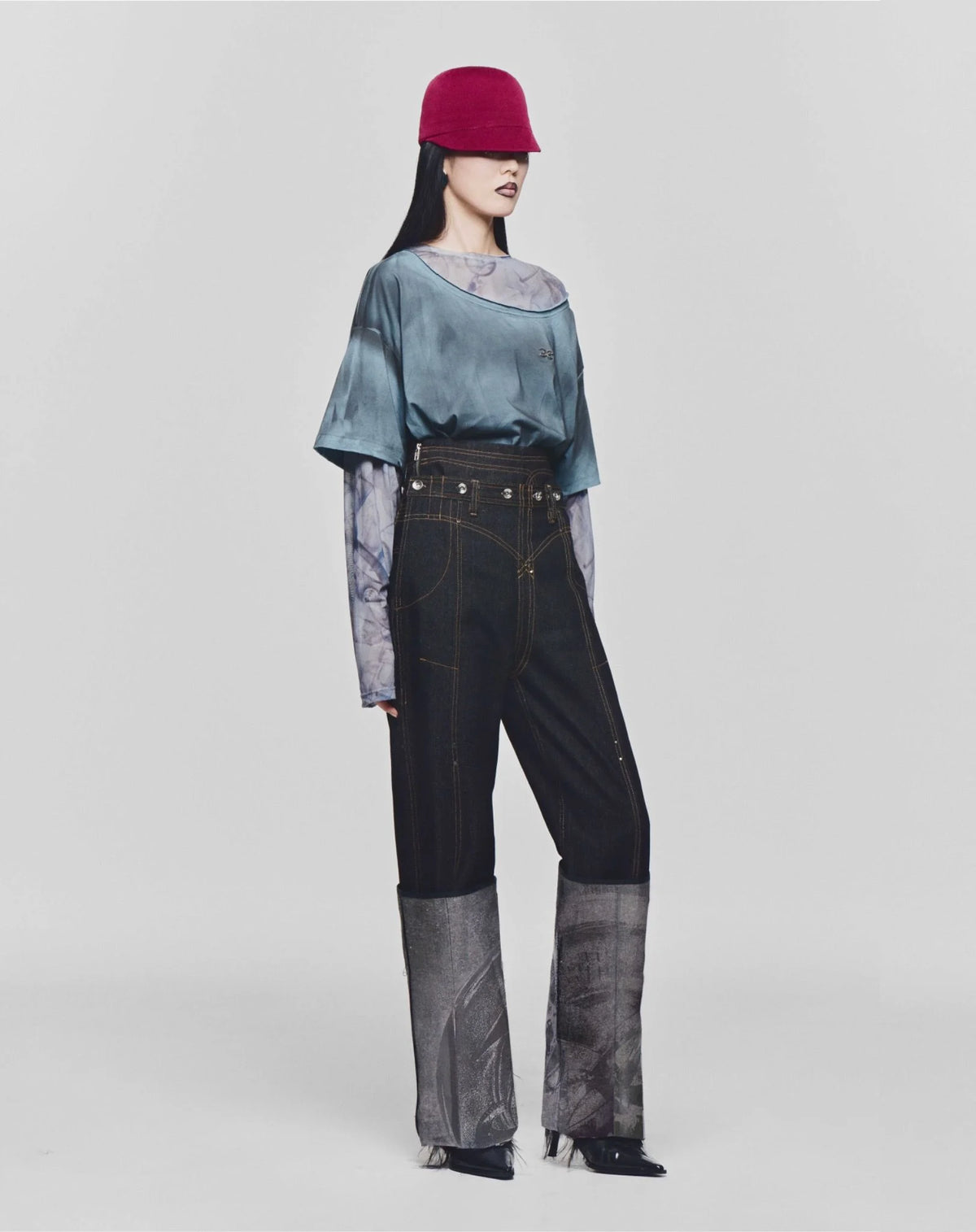 X Enigma Cuffed Jeans