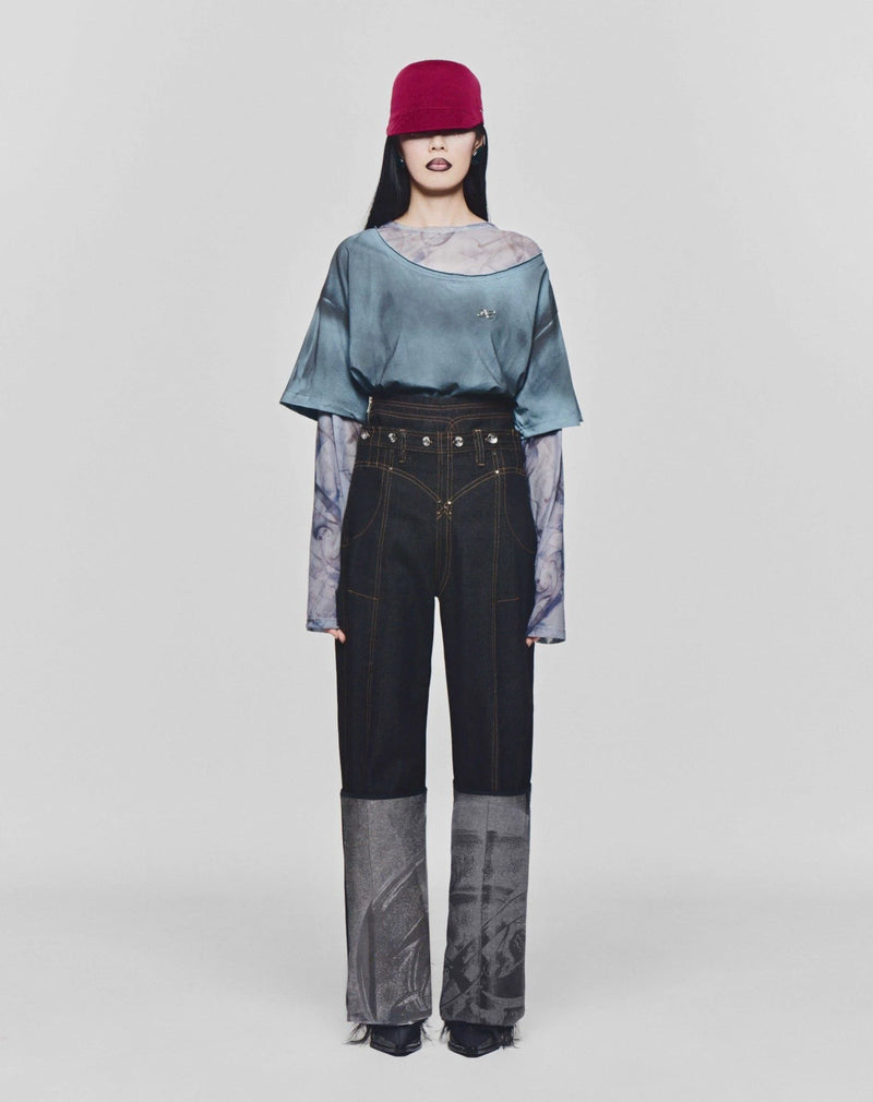 X Enigma Cuffed Jeans