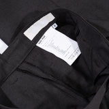 Dark Gray Bamboo Shoot Pleated Trousers