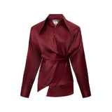 Black Tự Do Tafta Shirt