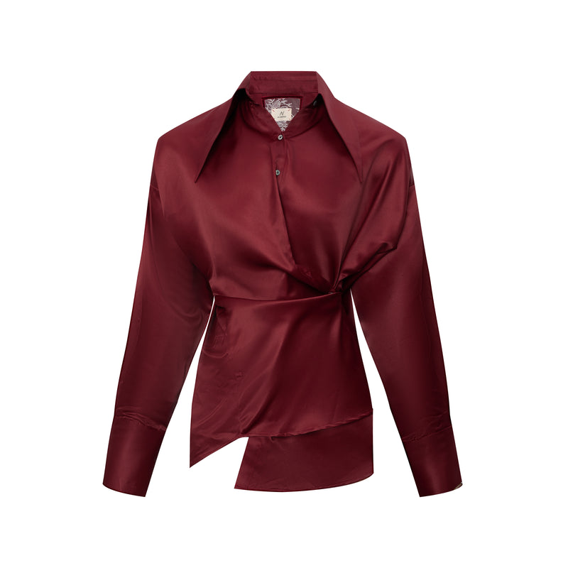 Black Tự Do Tafta Shirt