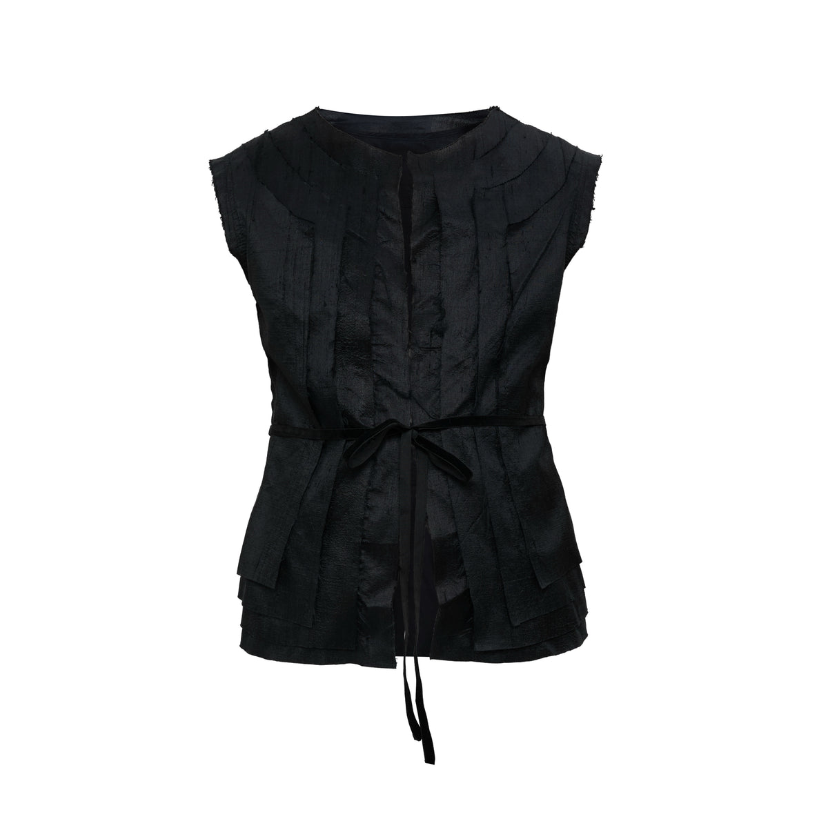 Caravelle Tussah Silk Gilet AN HERITAGE ASTOUD