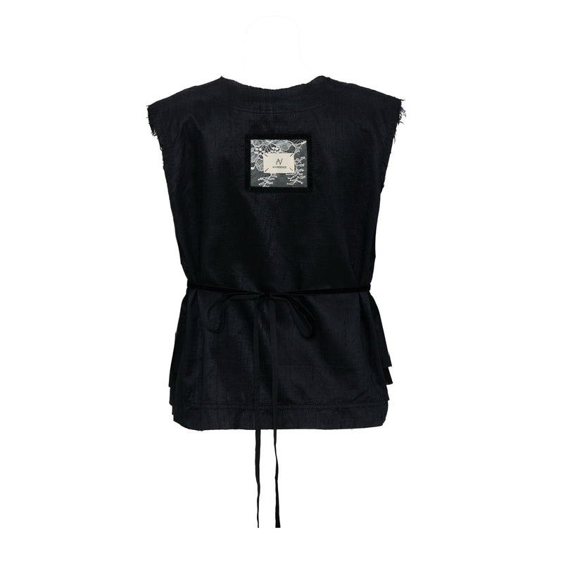 Caravelle Tussah Silk Gilet AN HERITAGE ASTOUD