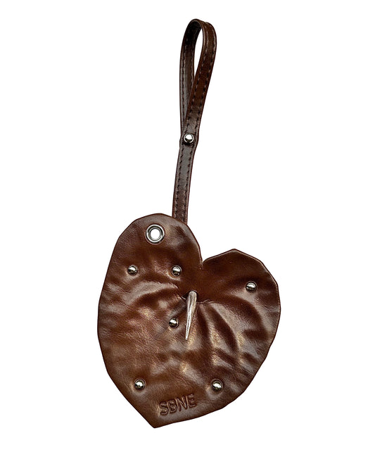 Brown Cream Anthurium Charm