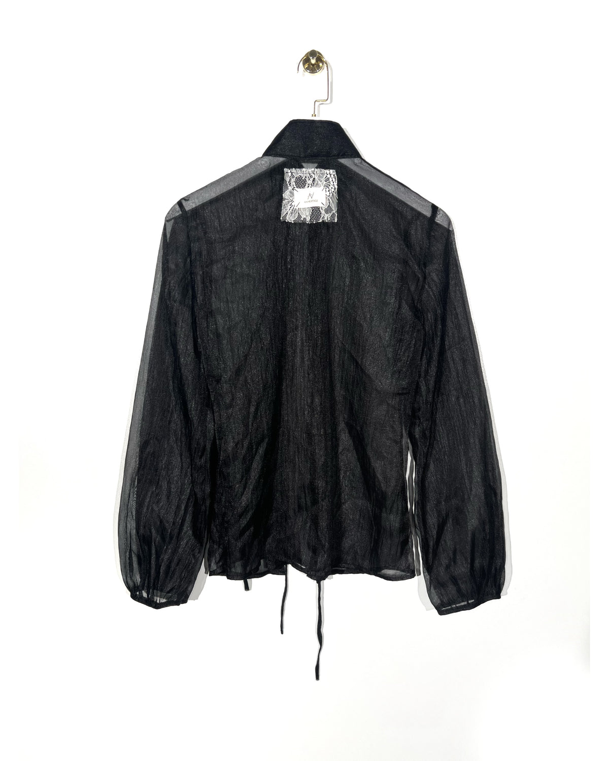 black-phấn-sương-chiffon-blouse an heritage astoud