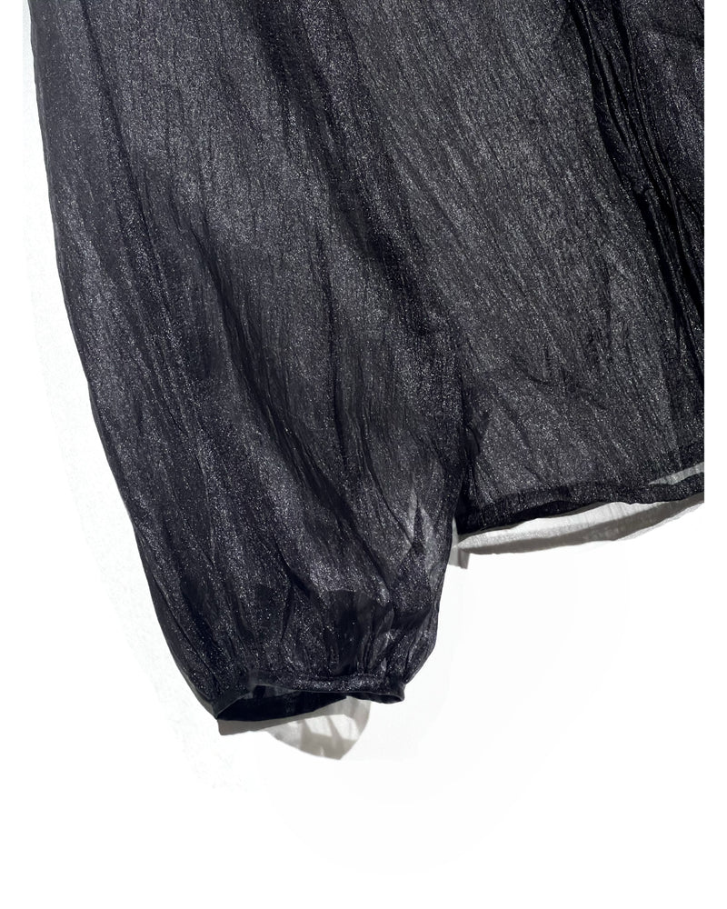 black-phấn-sương-chiffon-blouse an heritage astoud