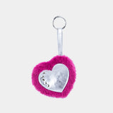 PINK METAL HEART CHARM