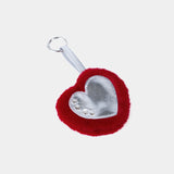 RED METAL HEART CHARM