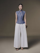 BLUE DOUBLE VEST