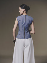 BLUE DOUBLE VEST