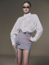 GREY LILY SKIRT