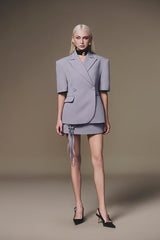 GREY SHORTSLEEVE BLAZER