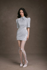 LACE PATCH DRESS