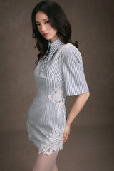 LACE PATCH DRESS