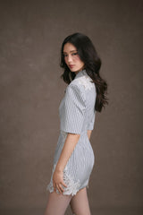 LACE PATCH DRESS