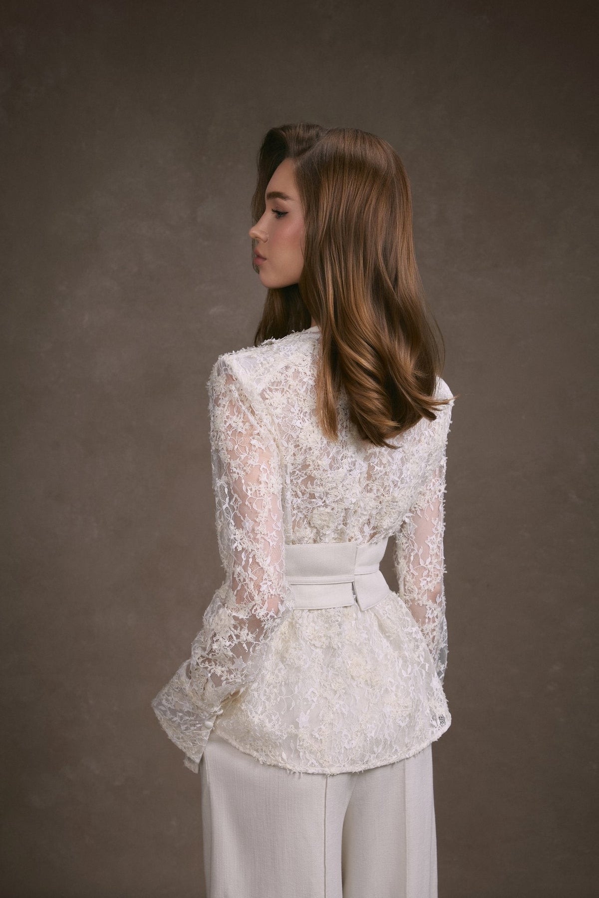 LACE WRAP TOP