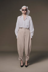 WHITE LINEN SHIRT