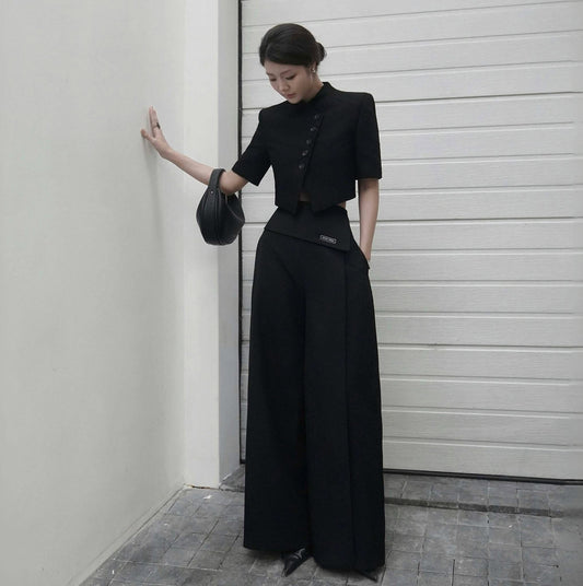 BLACK PALAZZO PANT
