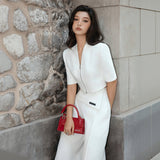 WHITE PALAZZO PANT