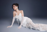 BOUQUET CORSET LACE DRESS