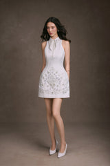 FLORA EMBROIDERED DRESS