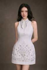 FLORA EMBROIDERED DRESS