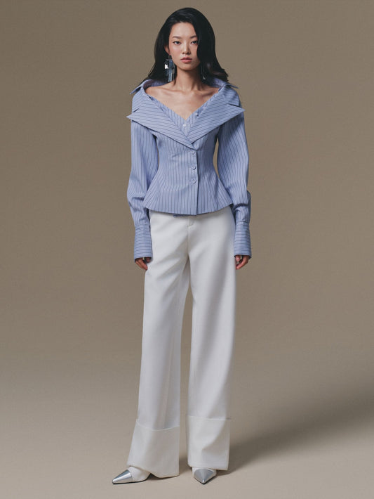 BLUE SELENA SHIRT